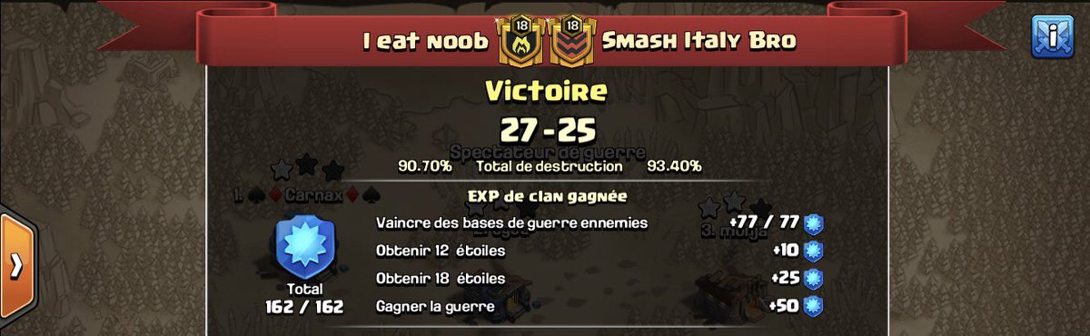 IENClan's tweet photo. 732 Wins
Probably Hard for Both Clans !
GG @SmashItalyBro !
Thanx for the Battle !
Best of Luck for the Future !
#IEN #wardip https://t.co/YzygKCMfR5