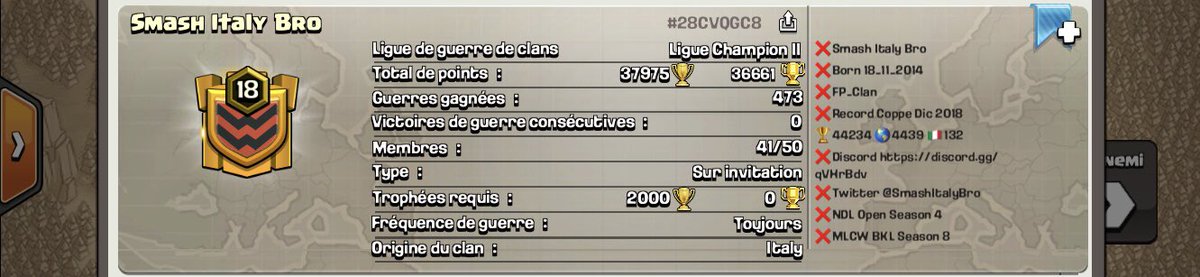 IENClan's tweet photo. 732 Wins
Probably Hard for Both Clans !
GG @SmashItalyBro !
Thanx for the Battle !
Best of Luck for the Future !
#IEN #wardip https://t.co/YzygKCMfR5