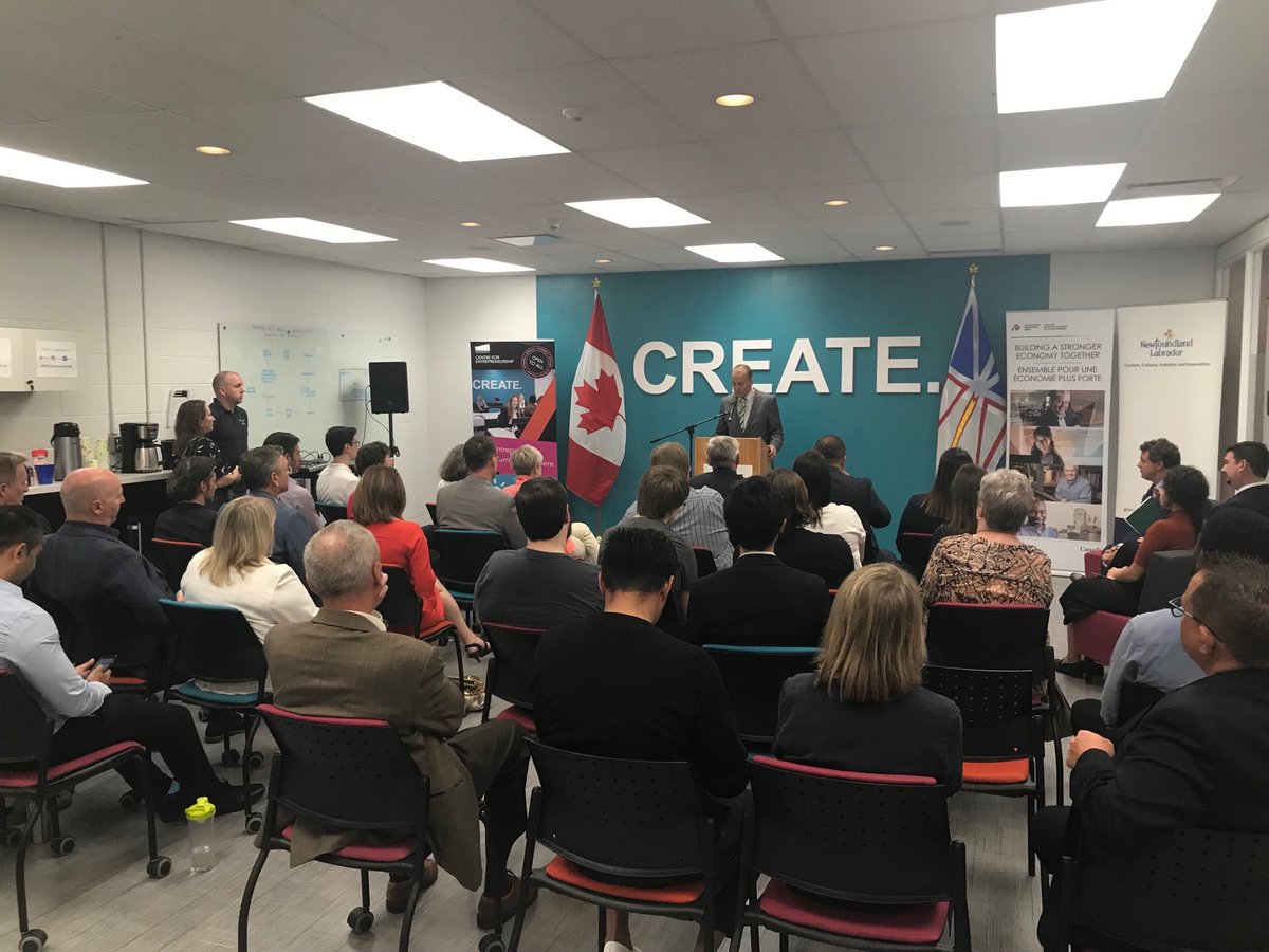 The support of <a href="/ACOACanada/">ACOA Canada</a> and @TCII_GovNL to pilot <a href="/MUN_MCE/">Memorial Centre for Entrepreneurship (MCE)</a> has been truly awesome. Now we are embarking together again on a journey to accelerate the growth of the number of entrepreneurial students in this beautiful province. Read more here: gazette.mun.ca/campus-and-com…