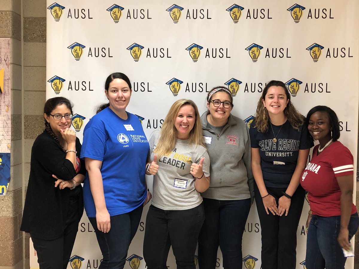 auslchicago's tweet photo. Day 3 of our New Teacher Orientation with our educators sporting their college gear! They look ready to fashionably inspire their #collegebound students

#excelwithAUSL https://t.co/JyxyuHBPh5
