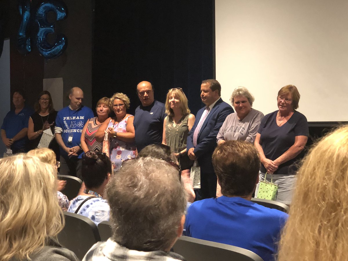 MsVanVranken's tweet photo. Congrats to our staff who have served Pelham for 20 years, especially PES own Mrs Bourque, Mrs LaPlant &amp; Mrs Pendergast #pelhamproud #inspiringsuccess @Mrs_Bourque3 @kdgPendergast https://t.co/mkvltoMoCR
