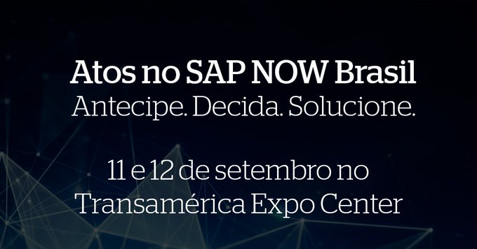 Este ano marcaremos presença no #SAPNOWBrasil, dias 11 e 12 de setembro! Mostraremos nossa...