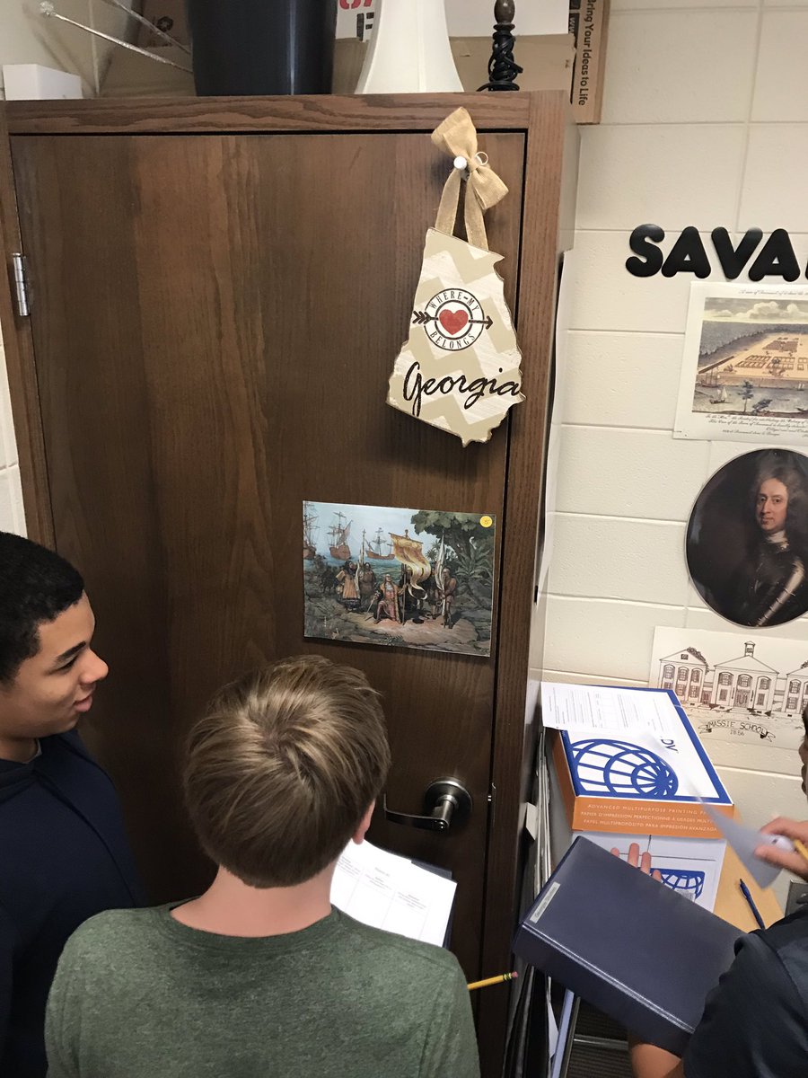 Analyzing the Spanish impact on American Indians through pictures. <a href="/RichmondHillMS/">RHMS</a> #georgiahistory #socialstudies #history