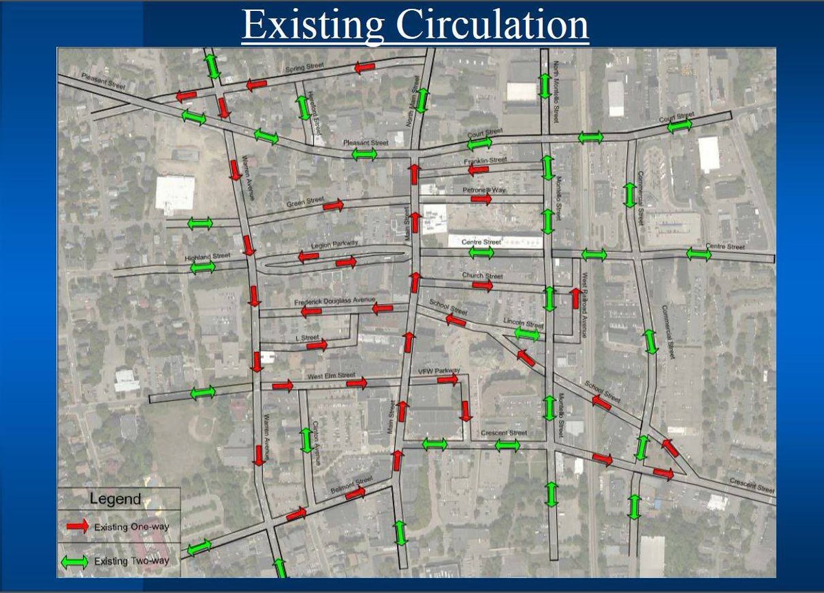Federal funding has been secured for a traffic study that will outline a path to restore Two-Way Traffic on Main St in our Downtown. The public is invited to learn about this plan @ an Open House scheduled on Tues 9/24 @ 7PM in GAR room @ City Hall. <a href="/PlanBrockton/">Brockton Planning</a> @Enterprise_Marc