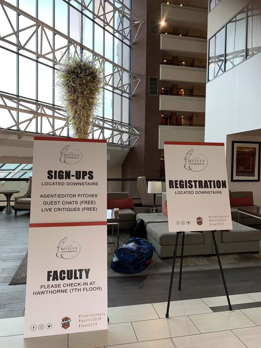LUWriters's tweet photo. It’s today! #quills2019 #luw2019 #liveinletters https://t.co/GWNcvOLOjA