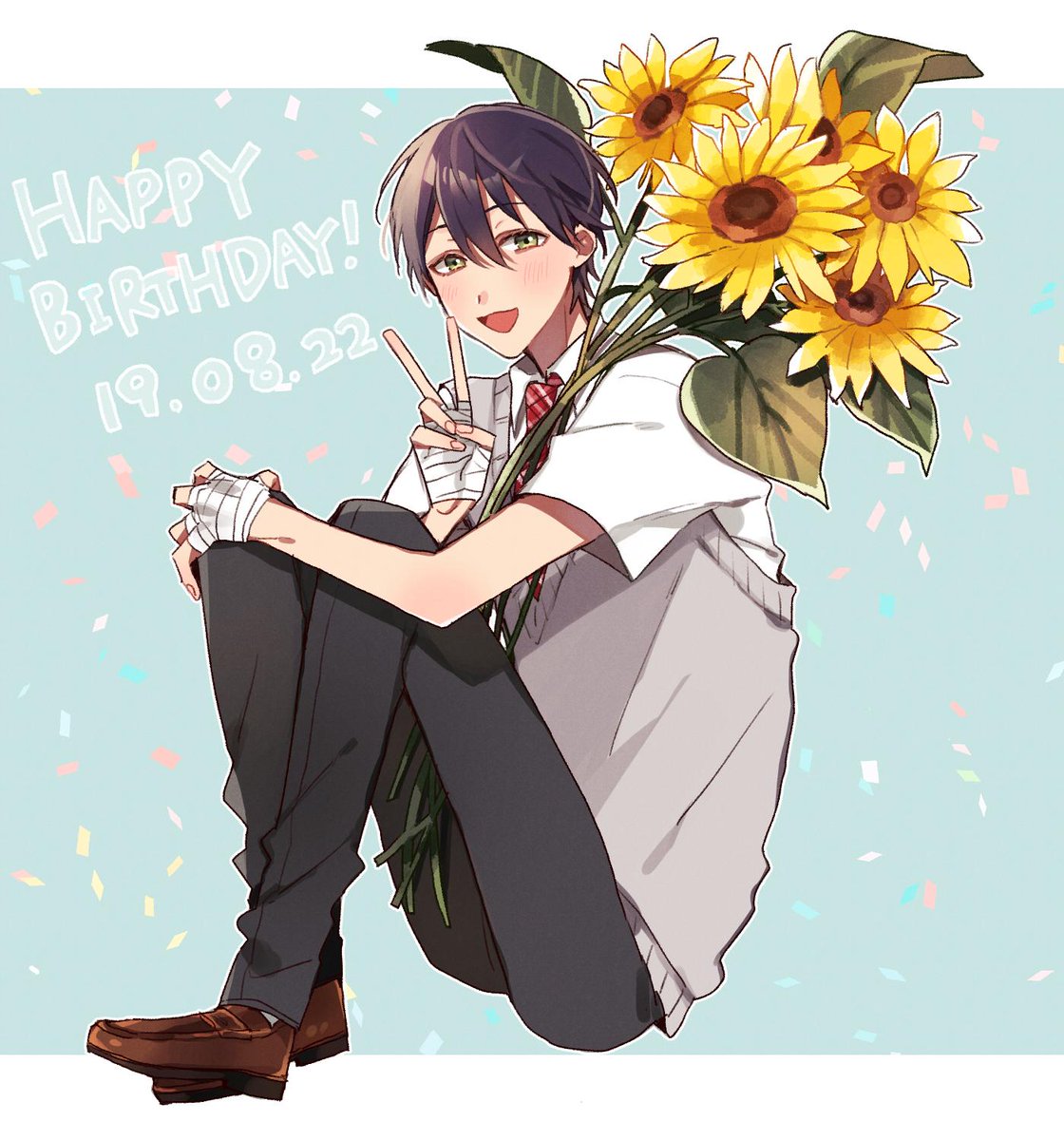 「#金剛力也像 #剣持刀也のお誕生日会
おめでとう! 」|宇賀のイラスト