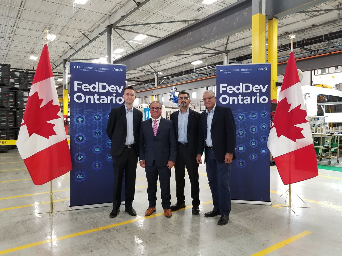 FedDevOntario's tweet image. We are pleased to support Global Plas Inc. as they expand operations and incorporate #AdvancedRobotics and automation to meet growing demand