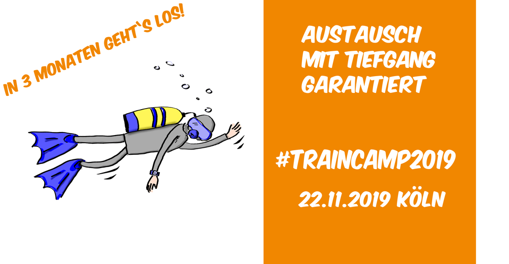In drei Monaten ist es schon so weit! Unser Barcamp für Weiterbildnerinnen und Weiterbildner geht in die dritte Runde! Seid dabei! #traincamp2019 
traincamp.online