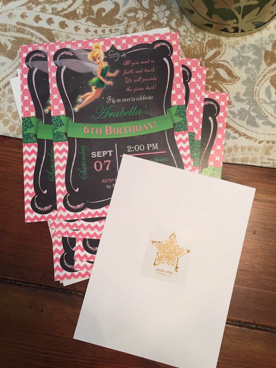 JRRAmex1's tweet photo. @Penless was the perfect way to add a personalized touch to my daughter's birthday invitations! Thanks #Penless and #Tryazon for the chance to try it out! https://t.co/6I825lKc52