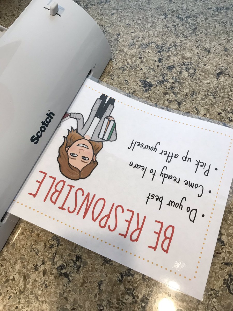 Summer is too short, but the laminators hot &amp; ready! Getting ready for you Elden Eagles! #3bees <a href="/BCSDBEES/">Baldwinsville CSD</a>