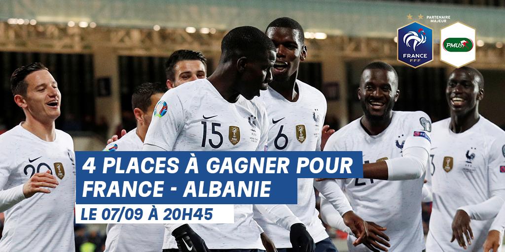 PMU_Poker's tweet image. 🎟️ On vous offre 2x2 places pour France 🇫🇷 - Albanie🇦🇱au Stade de France ! Pour participer il suffit de RT ce tweet. Tirage Mardi 27.

#FRAALB #FiersdetreBleus
