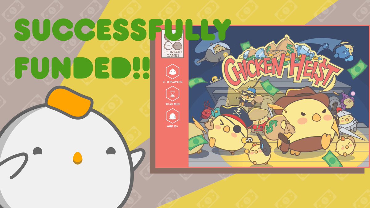 <a href="/FourtatoGames/">FourtatoGames</a> Thank you everyone for a #successful <a href="/kickstarter/">Kickstarter</a> campaign!

Special thanks to everyone on this thread for giving us so much love and support! You all are amazing and have made this journey more than worthwhile!

We've hit our #funding target and unlocked 2 #stretchgoals!