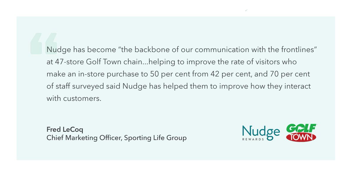 Onto the next chapter of helping brands empower employees to improve customer interactions and increase the rate of visitors who make in-store purchases, by being “the backbone” of communication with frontline teams. tgam.ca/2KM4IzX