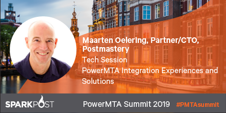Register for the #PMTASummit now to reserve your spot and hear CTO of <a href="/Postmastery/">Postmastery</a>, <a href="/moelering/">Maarten Oelering</a>, present practical solutions to real-life #email scenarios sparkpo.st/h4nm7