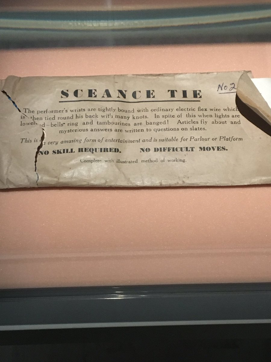 Emily__Vincent's tweet photo. Great exhibition on the Psychology of Magic from @ExploreWellcome - a fascinating resource for my research on 19th C spiritualism &amp; spirit photography #WellcomeMagic https://t.co/LydUet61HQ