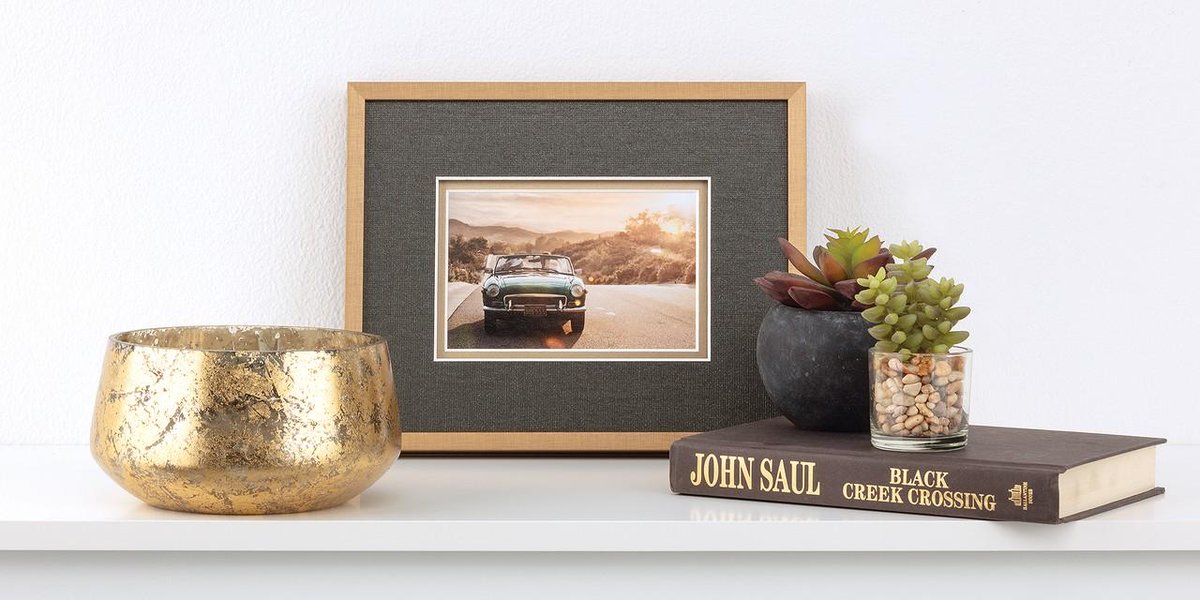 nbframing's tweet image. Nielsen's beautiful Amber Linen finish + our most popular ML93 profile = A Match Made in Heaven!  New to our line in January 2019. 
⁠#NielsenMetal #GoldFrames #MetalMoulding #BainbridgeMats #MADEintheUSA