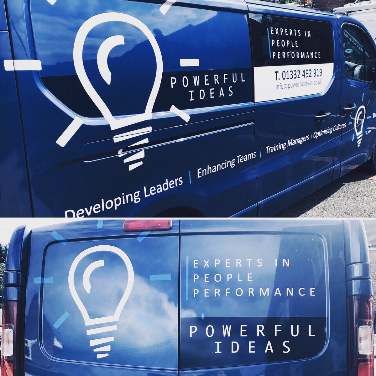 Jame5Blake's tweet photo. We’re loving our new vehicle signage! It’s been designed and applied today by the team at Sign & Print in Ripley. Highly recommended!
#signandprint #ripley #marketing #vansignage #powerfulideas @powerfulideas_ https://t.co/Kt4Ba2326R