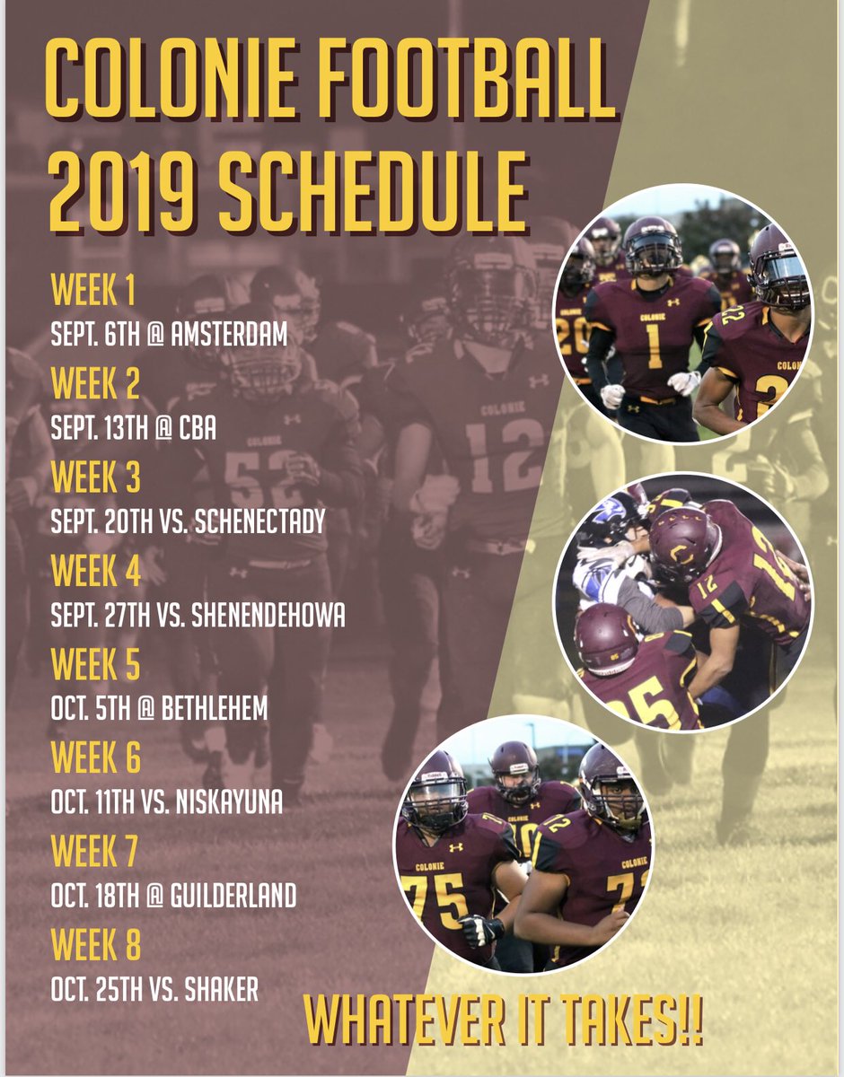 Colonie Football tweet media