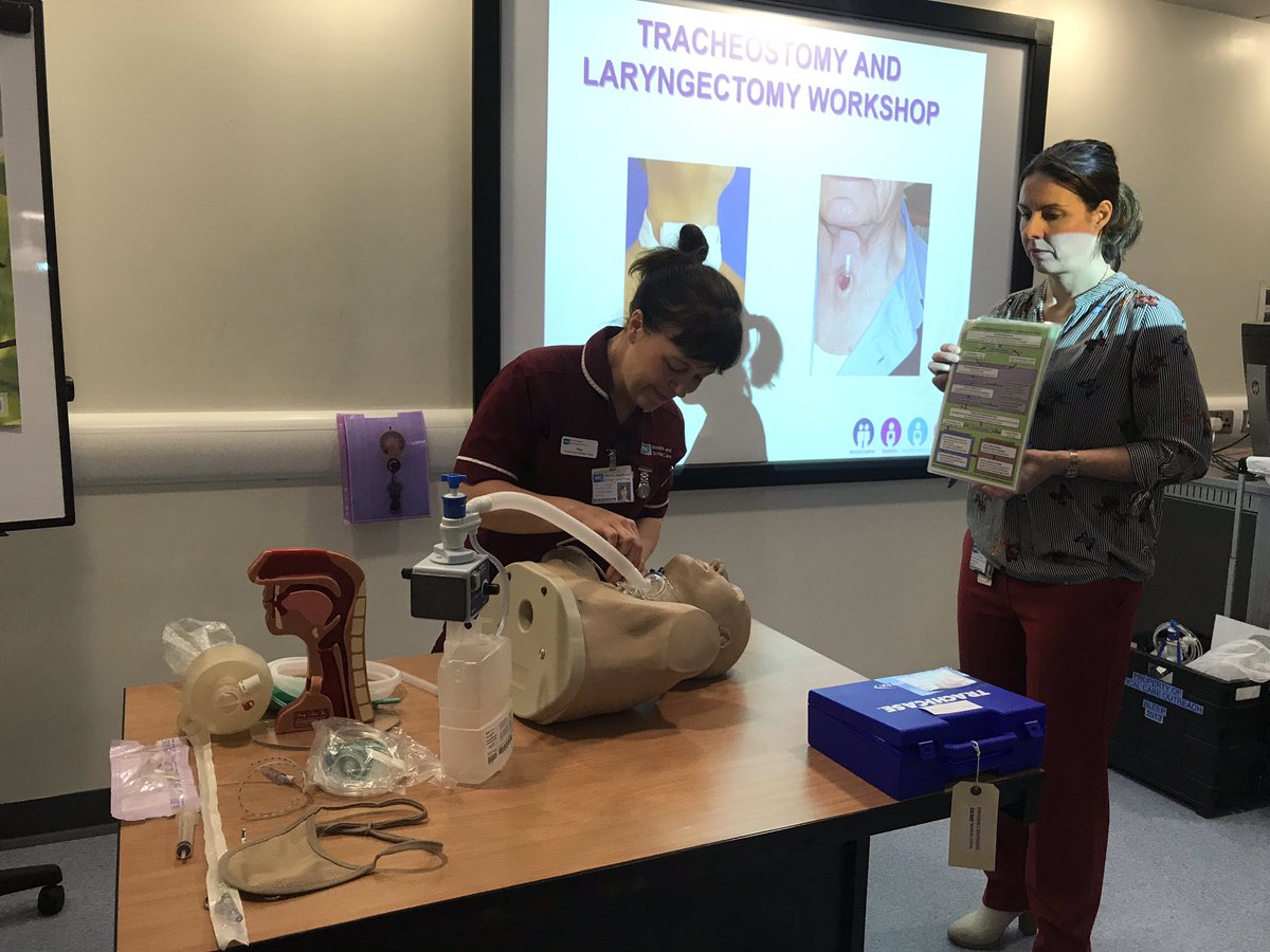CarolAnneCrowe2's tweet photo. Excellent morning preparing for the new and improved Tracheostomy Workshop ! https://t.co/UEcdpZq27e