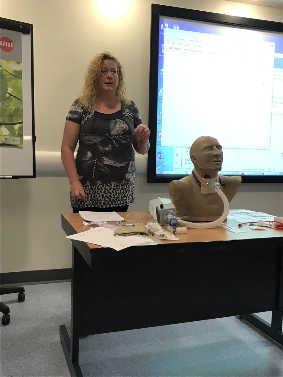 CarolAnneCrowe2's tweet photo. Excellent morning preparing for the new and improved Tracheostomy Workshop ! https://t.co/UEcdpZq27e