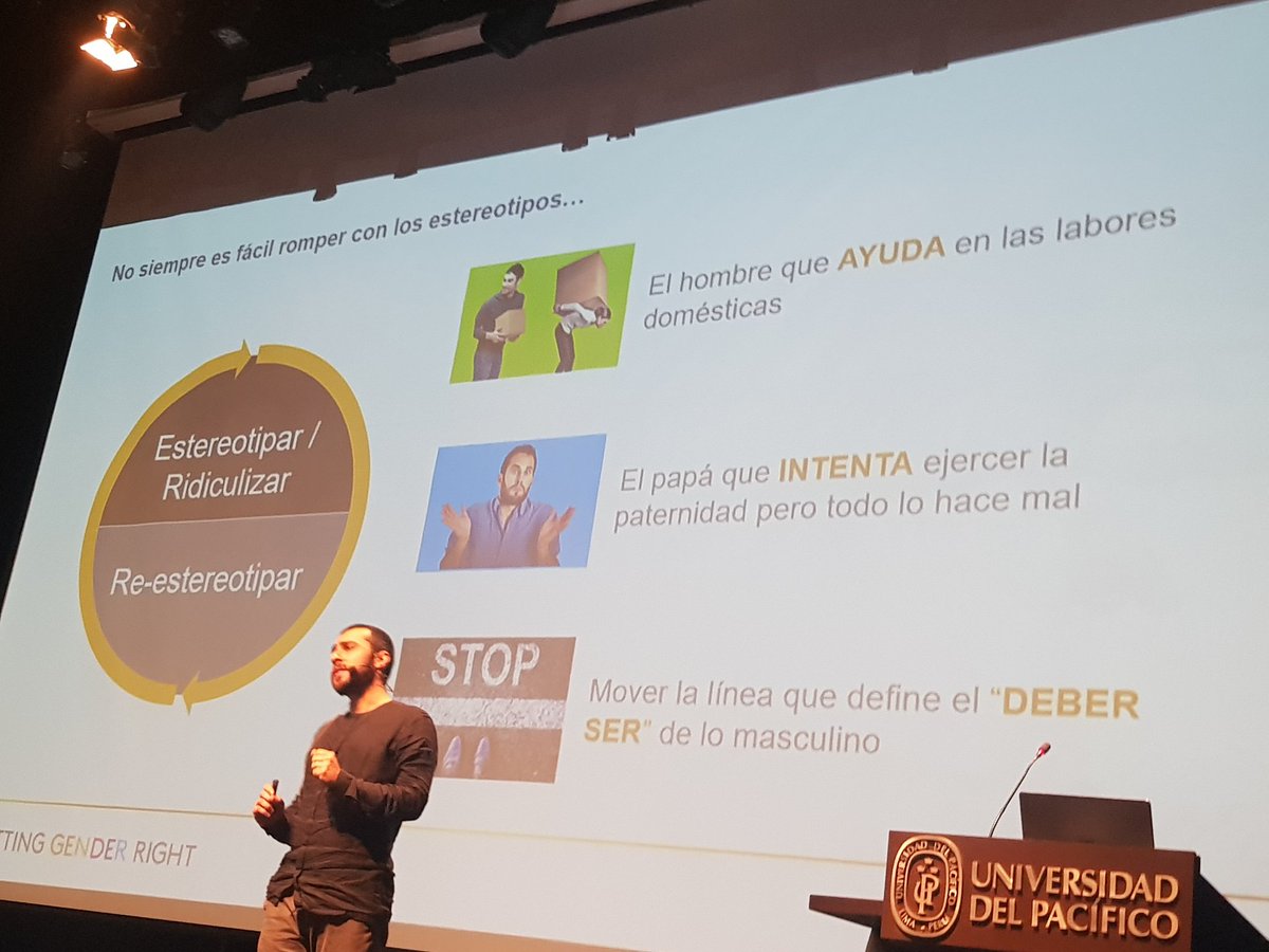 cristinaq's tweet photo. El rol de la sociedad y medios es resignificar la masculinidad. No es que el hombre "ayuda" en las tareas domesticas, somos pares en la crianza!. El reto es Re-Estreotipar #GettingGenderRight #Talkin19 #Insights #Tendencias #TransformacionCultural https://t.co/EckXqe5nY3