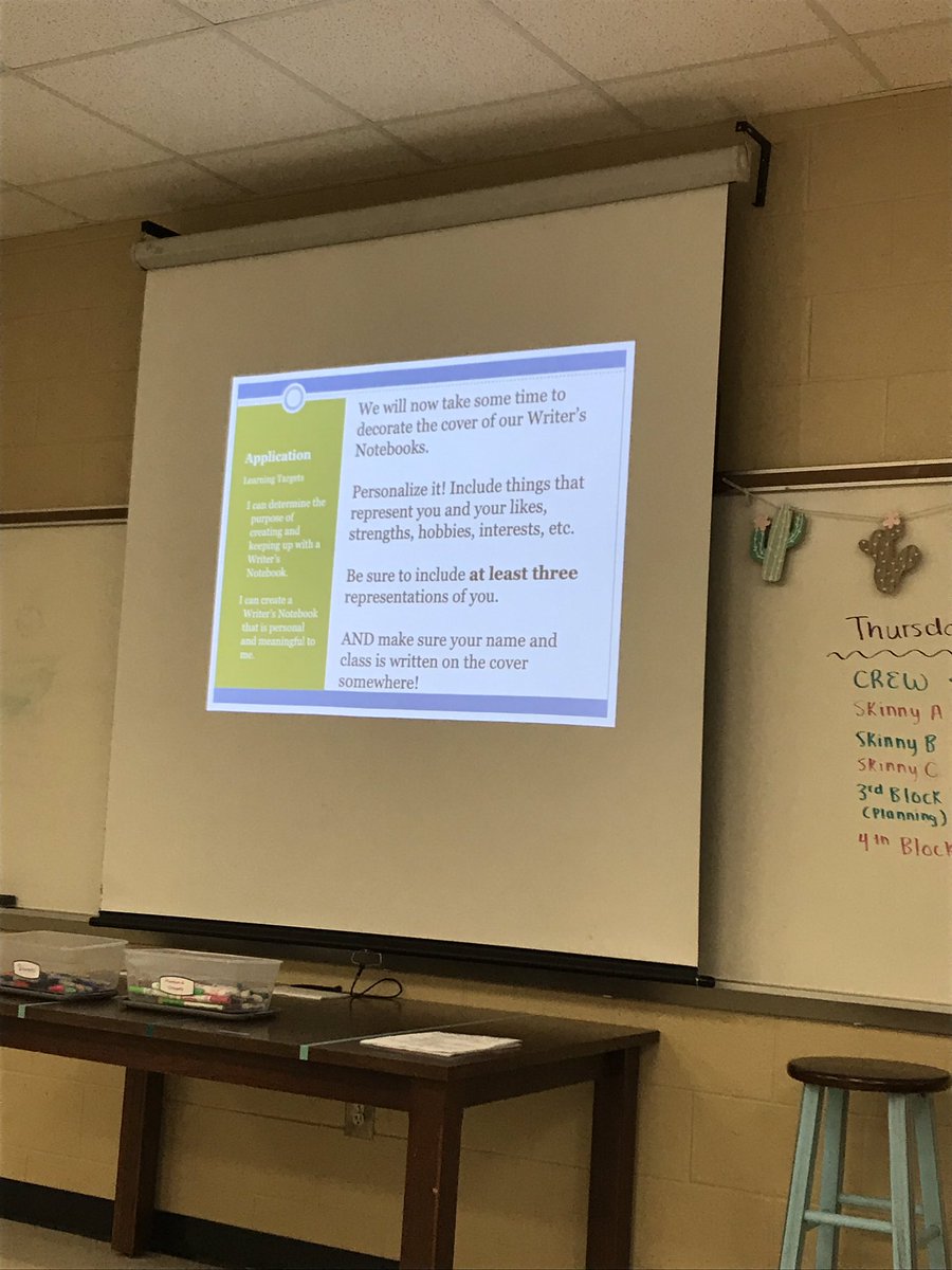 Nelsonjw_1's tweet photo. @GHS_Indians creating personalized writer’s notebooks in English I to capture their growth as writers this year! I can’t wait to see the work that they create! #OneTribeUnified @epmfarmer https://t.co/0RbJ16ZG5c