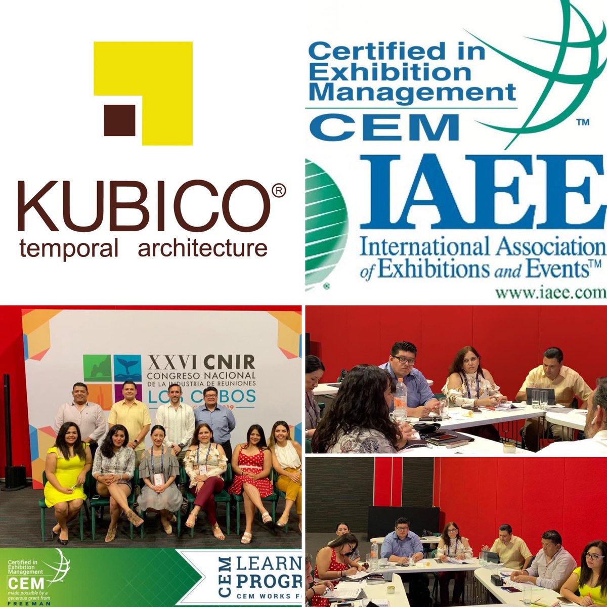 KUBICOMX's tweet photo. Nos certificamos con las asociaciones más importantes del mundo. El Programa CEM de la #IAEE se compone de cursos especializados en la gestión de #exposiciones, #congresos y #convenciones. #expoguadalajara #ciecwtc #cintermex #tradeshows @iaeemx #CNIR2019 https://t.co/LyMPoHSXQb