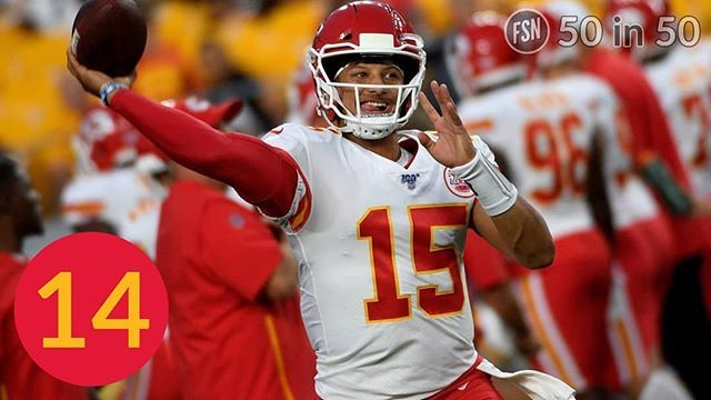FntsySprtsNow's tweet photo. 14 days until the NFL season begins!

Patrick Mahomes put up over 417 PPR fantasy points in 2018, which is just the 14th time (and just the second time by a QB) that a player put up 400+ in a single season. https://t.co/vxAeqoF9gy
