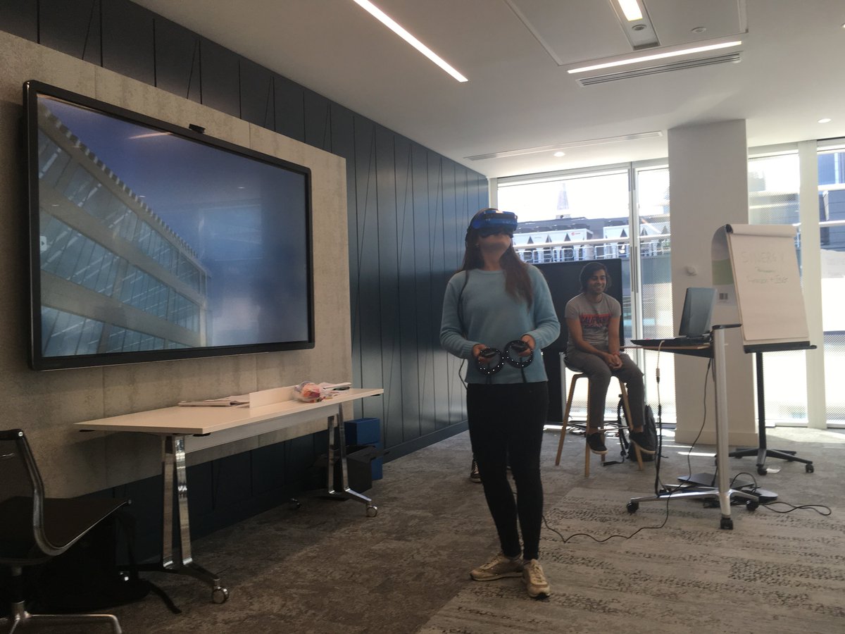socialvalueman1's tweet photo. The VR demo from the @ISGplc Visualisation Team was a definite favourite for our work experience participants! @Harriet1124 @VHutchinson1 #TeamISG #WOWEX #promotingconstructionandtech https://t.co/hUsDStMabE