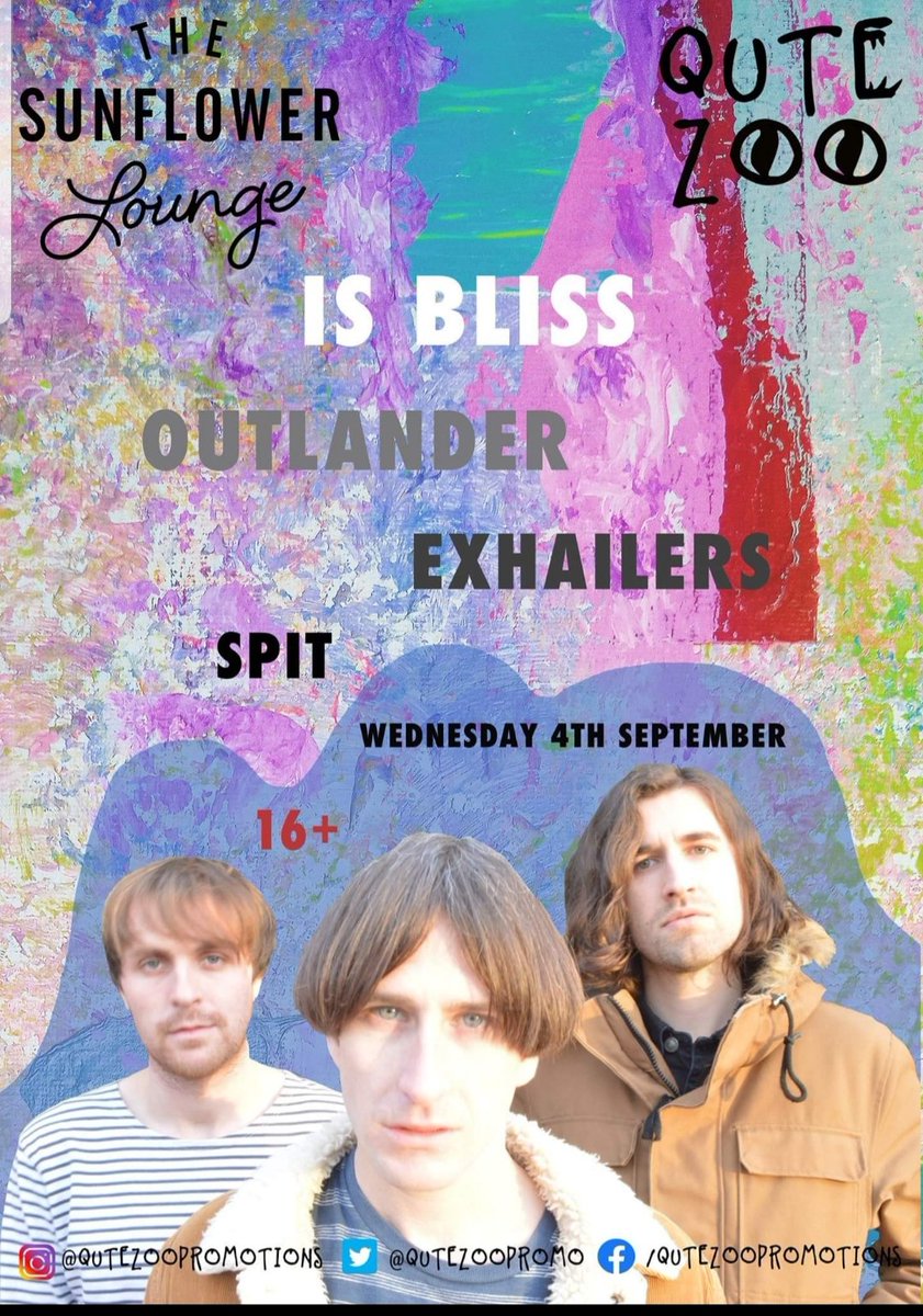 💥BIRMINGHAM 💥
were really excited to come play <a href="/Sunflowerlounge/">The Sunflower Lounge</a> for <a href="/QuteZooPromo/">Qute Zoo</a> in a couple weeks time. Tickets are available now so grab yours today!