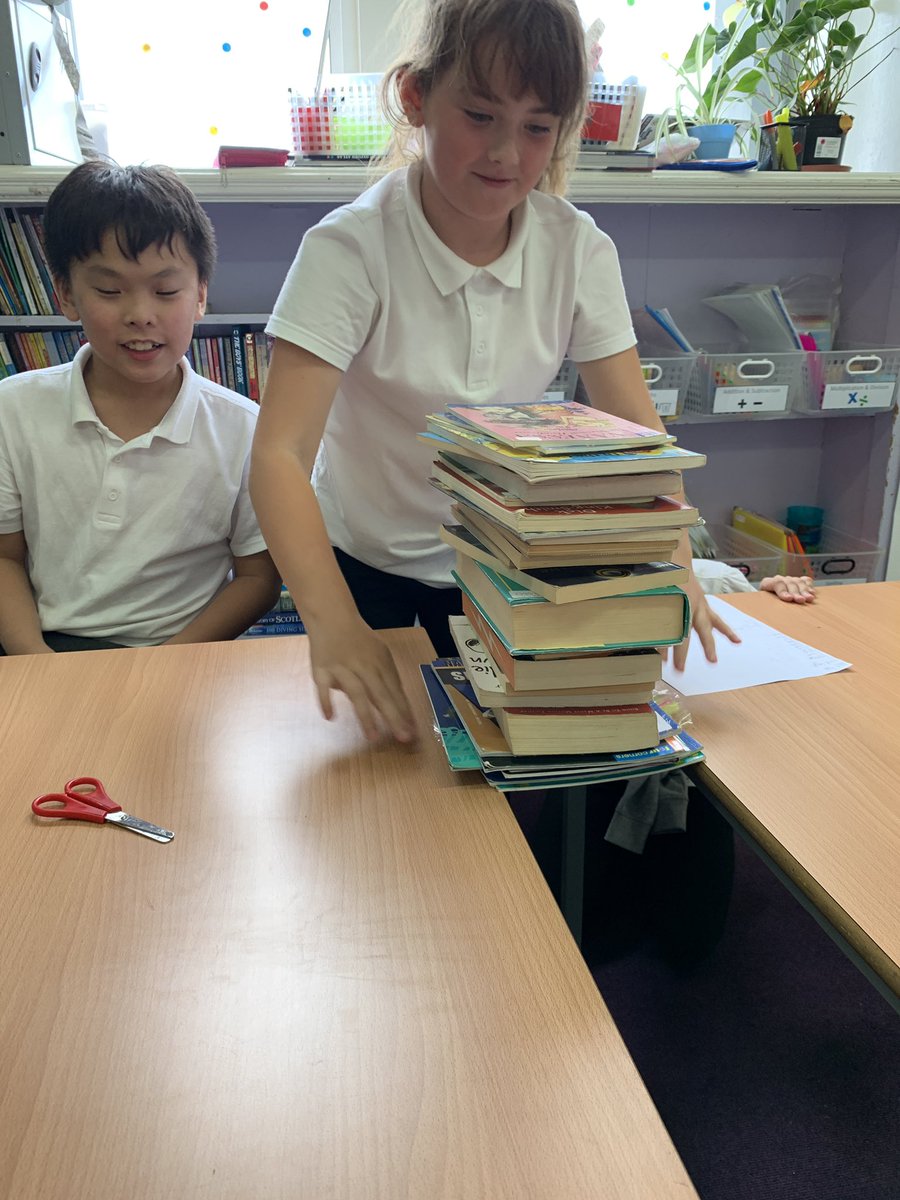MissRoche2's tweet photo. Today we were creative and resilient learners in p5/6! We tried to build bridges strong enough to hold a book, with limited materials. π§ πͺπΌ π #learningwithpitpals @VLWoodside https://t.co/twhocGhtda