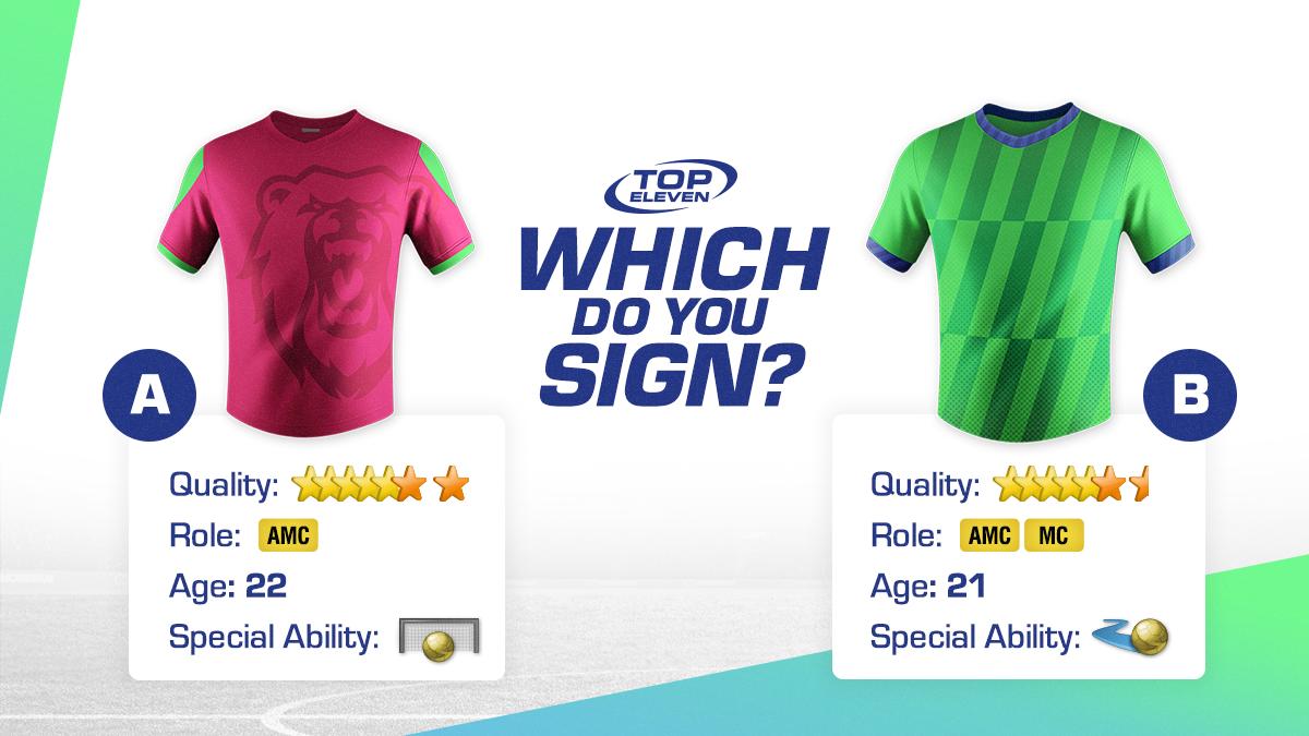 topeleven's tweet photo. You're the boss! Who do you sign? 🖊📄 #TopEleven https://t.co/AY2IrO9xF5