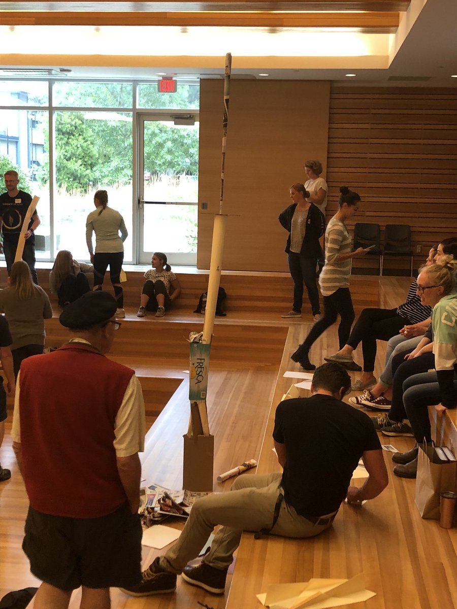 Awneet_Sivia's tweet photo. @UFVTeacherEd Critical challenges defy gravity! #collaborativecompetition https://t.co/3o3yLextLY