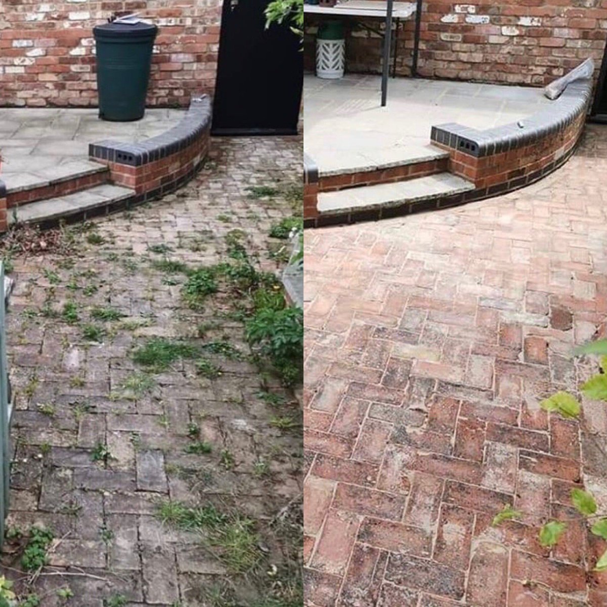 spinaclean's tweet photo. Are your patios #BBQ ready?!🍴
@northants_pressure_washing is making sure patios and paving are ready for the heat this Bank Holiday Weekend! 
. . . 
"Really impressed with this outcome using my pressure washer from Spinaclean! So easy to use and amazing results👍"
#patiocleaning https://t.co/BrGMKMmR7H