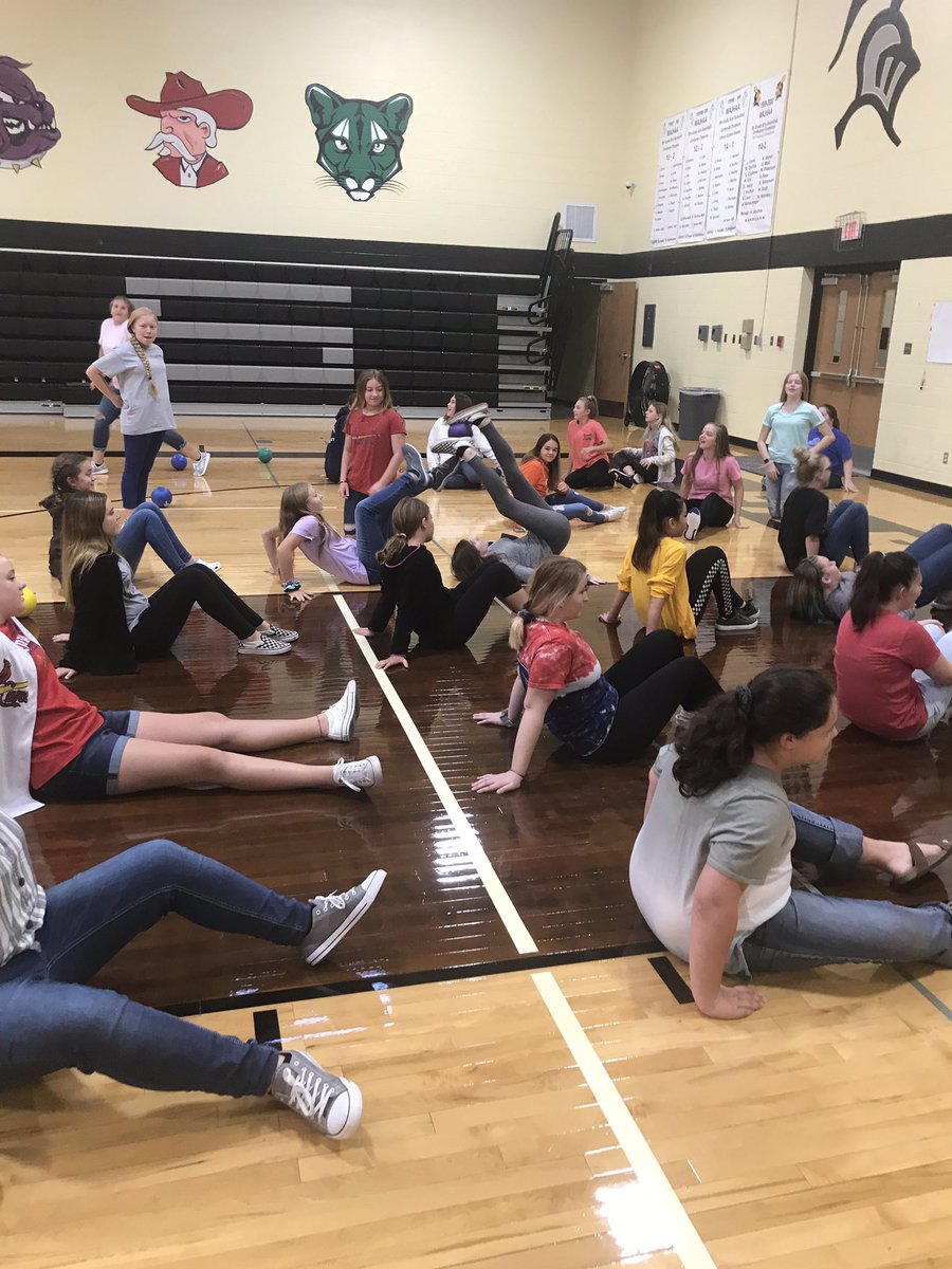 ChiltonELA's tweet photo. Team building for the girls of Team Spider-Man this morning! #theknightway @DustinJenkerson https://t.co/zPMsA9TqK7