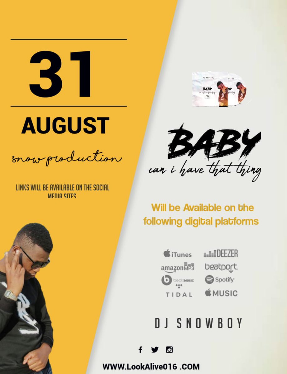 DJSNOWBOY1's tweet photo. Countdown
#9DAYSLEFT
#BABYCANIHAVETHATTHING
#DJ_SNOWBOY https://t.co/QMHlsuctIv