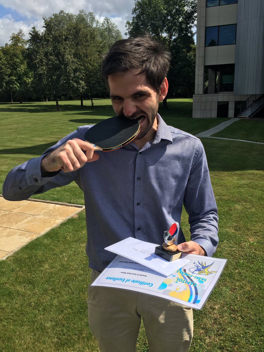 CAPITOLspace's tweet photo. A big congratulations to our Capitol Table Tennis Champion of 2019 Martin of @aoitgroup. Played like a lengend! 😁 and well done to Andrew of @IHSMarkit 2nd place is not a bad spot at all! The next championships are gonna be bigger and better! Until next time 🏓 https://t.co/IQQwbme0mP