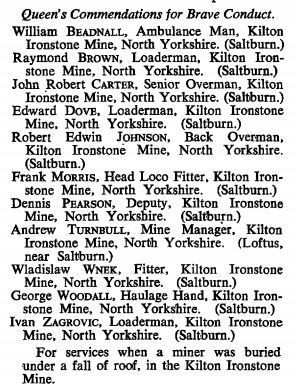 Kilton Pit Bravery Award 1956 …clevelands-industrial-heartland.co.uk/2019/08/22/kil…