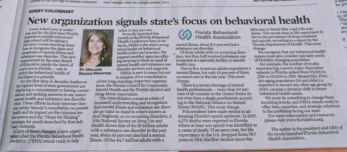 Florida Behavioral Health Association tweet media