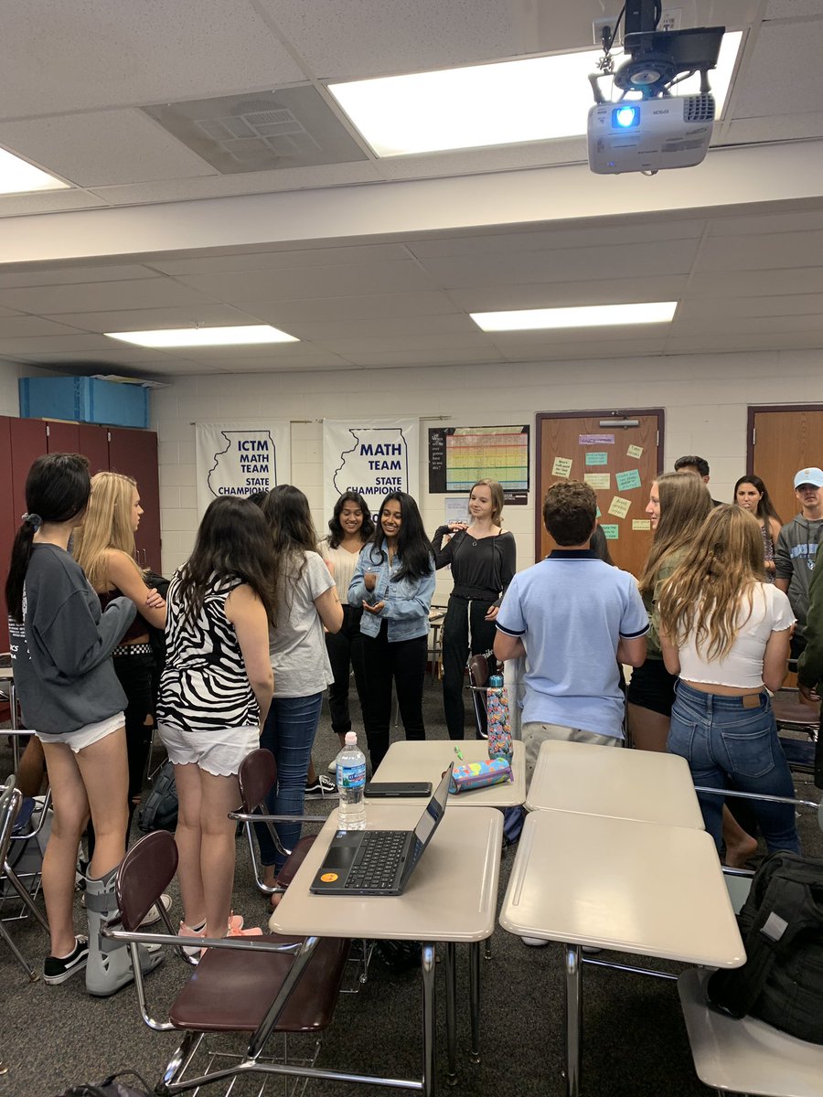 MathXL is down, but no fear, Algebra 2 is having a Rock Paper Scissors battle! <a href="/VHHSMath/">VHHS Math</a> @Pearson