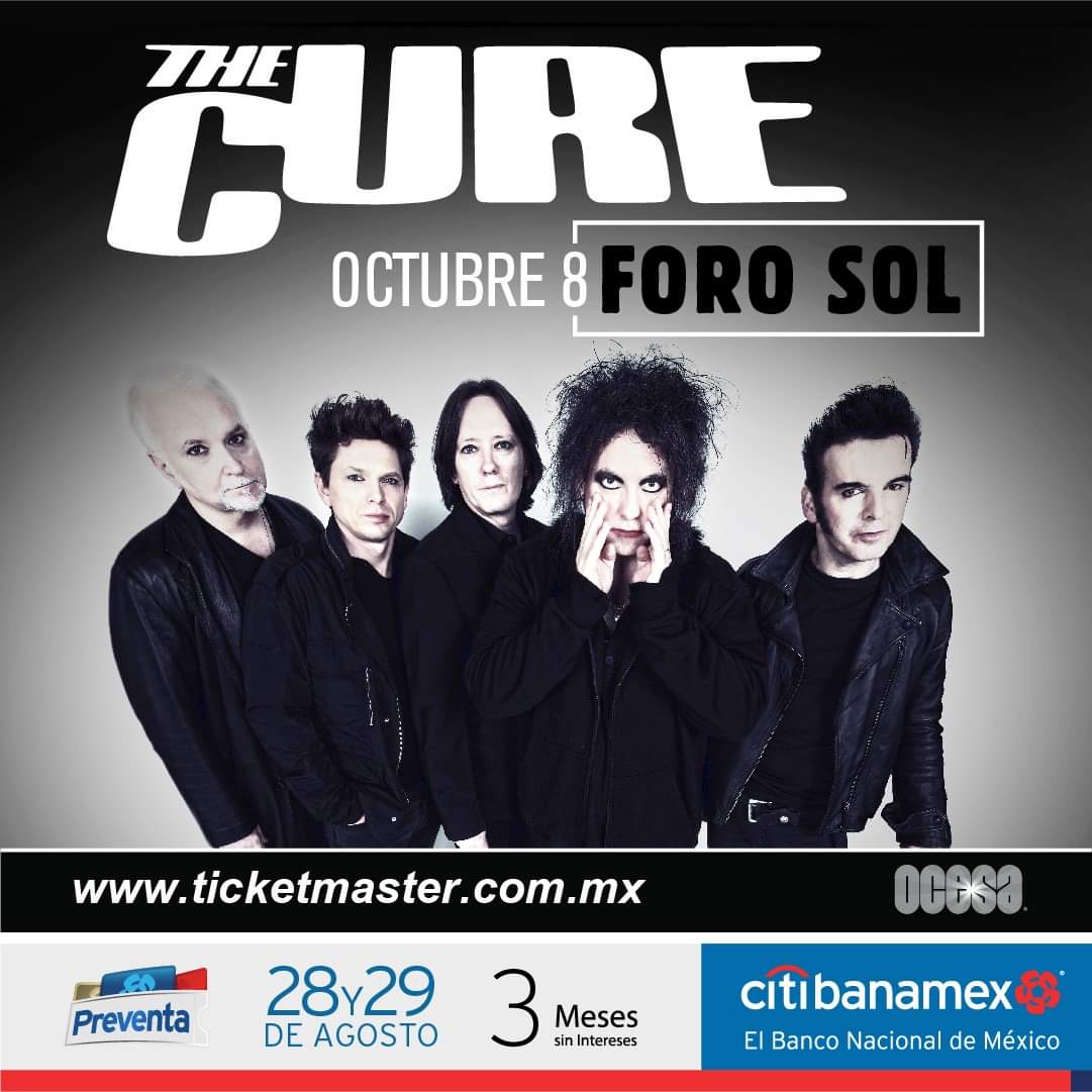 Se los dijimos!!! Show 100% confirmado 
<a href="/thecure/">The Cure</a> en el #ForoSol 
#TheCure