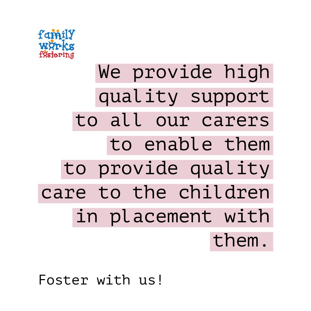 We provide high quality support to all our carers to enable them to provide quality care to the children in their placement. 

Find out more about fostering with us! buff.ly/2KnCglf

#fostering #foster #fostercare #fosterfamily