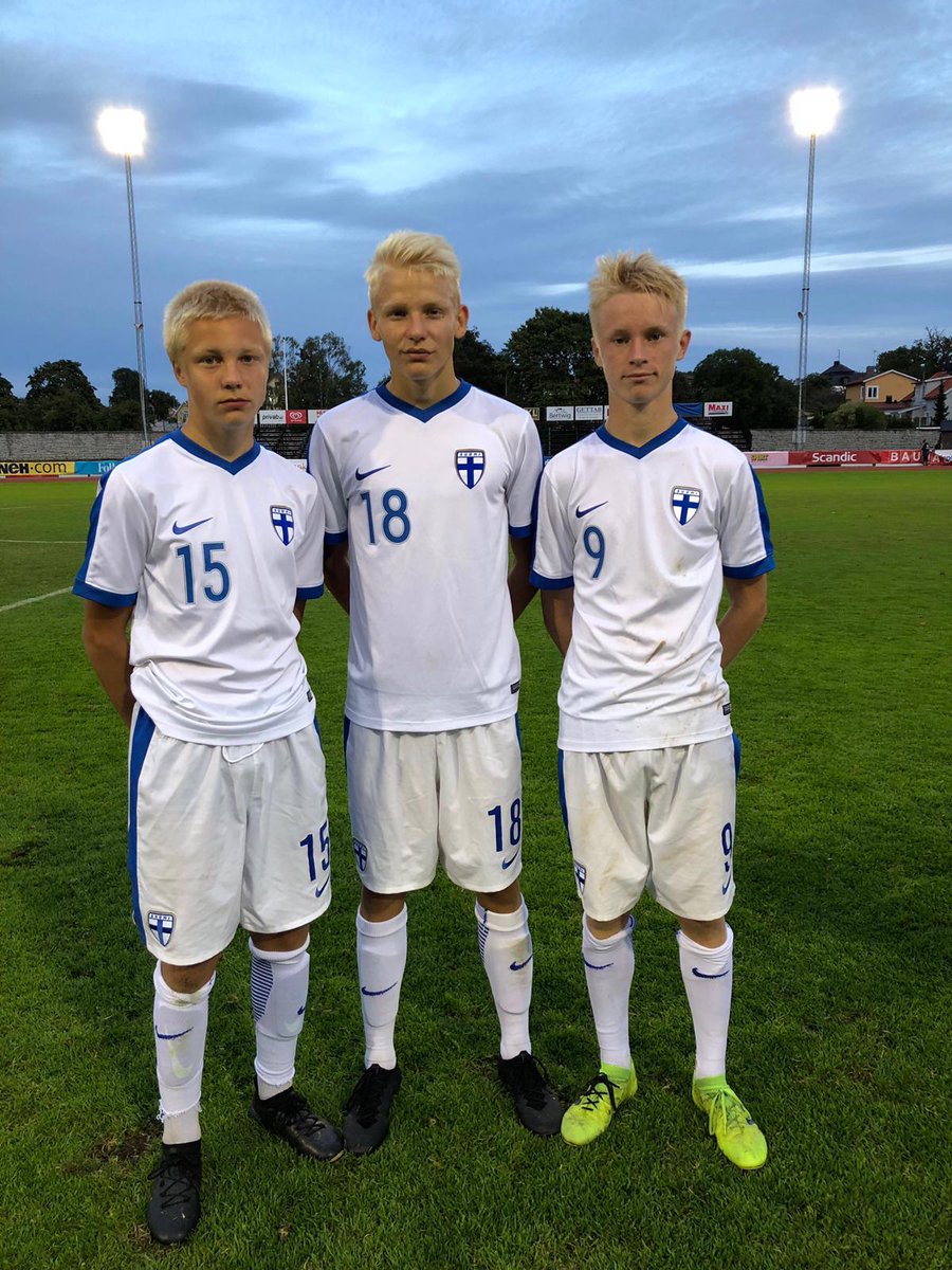 kapylanpallo's tweet photo. Suomi kaatoi U16 maaottelussa Ruotsin maalein 1-7. Jesse Kilo (oik.) teki viisi maalia. https://t.co/TX5sG7XRw2