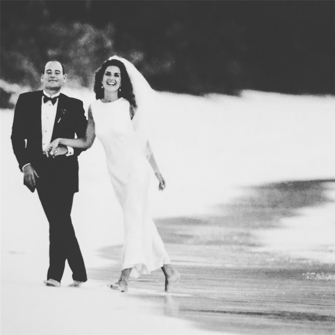 👰🤵 Taken 19 years ago on White Beach! Congrats on nearly two decades of love! #throwback @liepold_design #rp