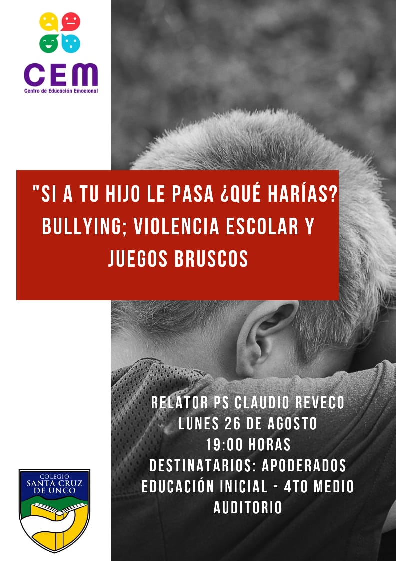 uncopreescolar's tweet photo. Centro de Educación Emocional invita a todos los padres y apoderados del colegio a participar de esta interesante charla en el marco del proyecto " En el UNCO nos cuidamos todos" @santacruzdeunco @UncoEnglish @uncociencias @uncomate @uncoefi @uncoglobalizado @DeptoDICE https://t.co/e55iVyvq7S