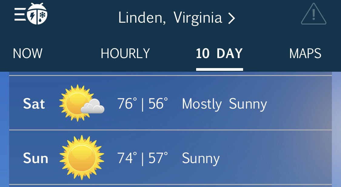 Picture perfect weather atop Blue Mountain this weekend!  Who’s making plans to come see us?