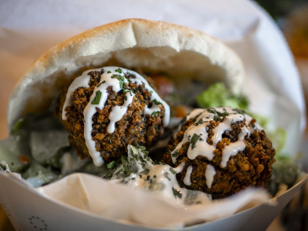 Tag someone who needs to taste our FILL IT with Chickpea Falafel! #EatBONAPITA #BONAPITA #WestRoxbury #Boston