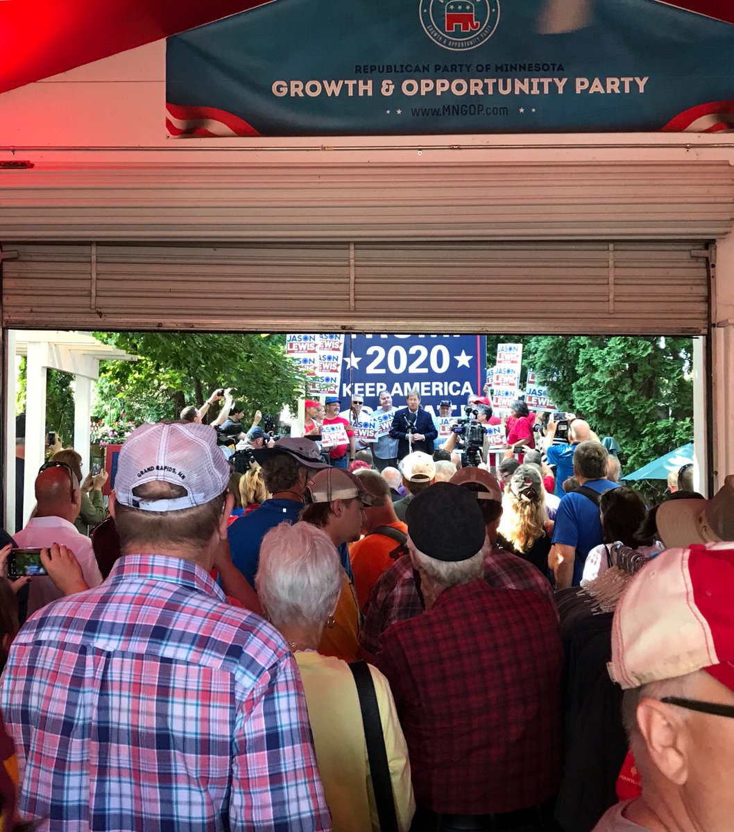 mngop's tweet image. This morning, @LewisforMN announced his run to defeat Senator Tina Flint Smith. Smith has joined the ranks of the far-left, more intent on serving as a roadblock to President @realdonaldtrump instead of serving the people of Minnesota. #mngop