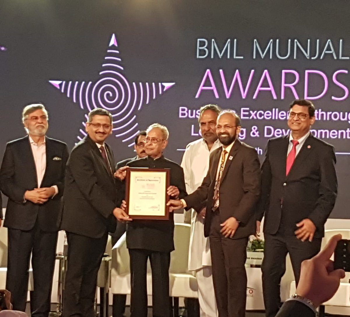 IndianOil has received the award for successfully creating ...