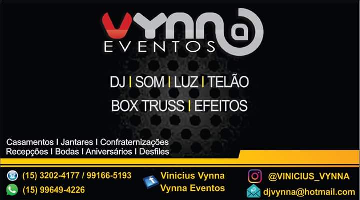 Vynna Eventos 
Tornando o Especial, Inesquecível.
#wedding
#enlace
#corporativo
#evento
#festa
#aniversario 
#casamentos
#casamento
#noiva
#noivos
#jantar
#jantares
#recepção 
#aniversário 
#party
#confraternização 
#desfile
#bodas
#debutantes
#inauguração  
#15anos
#baile